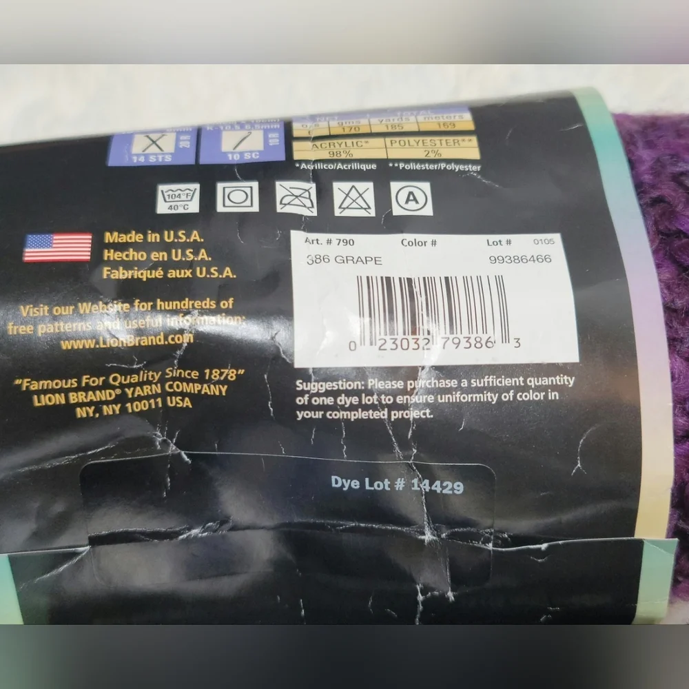 Bundle of #5 Bulky Yarn Multi-Color Lot Knitting Crochet Crafts 17 Skeins Chunky - Picture 8 of 16